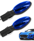 Two Pack Auto Fuel Saver Gas Saver For Cars And Trucks Plug And Play Portable Leak Proof Universal Fit with blue sports car