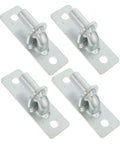 Heavy Duty Wall Mount Gate Hinges 4 Pack Fence And Barn Door Hardware Quick Install Metal Mounts, steel hinge set with fasteners.