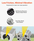 All-In-One Pro-Grade Linear Guide Rail Kit SBR20 300/600/1000 Mm With RM1605 350/650/1050 Mm C7 Ballscrews BK BF12 supports shown with ball bearing and dust seal
