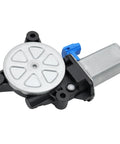 Front Left Driver Side Power Window Lift Motor For 2011 To 2015 Hyundai Sonata And 2011 To 2016 Elantra close-up view showing socket and metal casing.