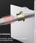 Close-up of rust-resistant screw from Four Piece Drawer Fixing Clips Set, Pro Grade Cold Rolled Steel Front Drawer Jigs For Cabinets Tables And Desks