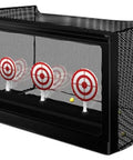 Auto Reset Airsoft Targets With No Batteries Required, Durable Plastic Frame, Metal Support Rods, Removable Mesh Trap For Easy Cleanup