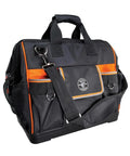 Tradesman Pro Wide Open Tool Bag With 1680 Ballistic Weave Molded Bottom Detachable Shoulder Strap Stay Open Top