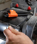 Heavy Duty 22 Piece Long Hex Key Set SAE And Metric Heat Treated L Style Allen Wrenches in use on machinery