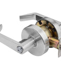 Beefy Privacy Lever Lockset For Commercial Doors Heavy Duty Grade Two Restroom Privacy Function Fits One And Three Quarters Inch Doors