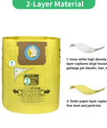 Four Pack Pro Grade High Efficiency Disposable Vacuum Filter Bags For 10 To 14 Gallon Vacuums Type I 90672 Type F 90662 VF2005
