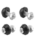 4Pcs Motorcycle License Plate Screw Kit With Sturdy Bolts For Quick No Fuss Fastening And Plate Decor Universal Car And Bike