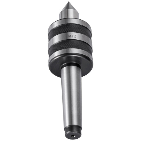 MT2 Live Center For Lathe And CNC Milling, Precision Rotary Live Center With 2MT Shank, 60 Degree Point