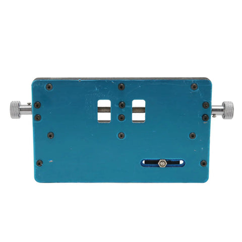 Front view of Aluminum Alloy Motherboard Repair Fixture Adjustable Multifunctional PCB Fixing Holder For Mainboard Repair Clamping Tool Heavy Duty