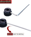 RC Pinion Gear Set 5mm Shaft Bore 48P Pitch Includes 27T 28T 29T 30T For Electric RC Cars And Trucks Upgrade Your Speed Safely With High Torque And Smooth Shifts, shown with hex key for installation