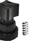 Durable Plastic Air Compressor Regulator Knob 1370001 Replacement For Sanborn Craftsman Coleman PowerMate Black with spring
