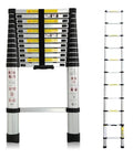 12.5 Ft Telescoping Aluminum Ladder With 330 Lb Capacity Go To Extendable Multi Purpose Retractable Ladder compact view