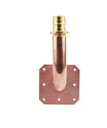 Pack Of 10 Copper Pex A Expansion Stub Out Elbows With Wall Flange Half Inch To 8 Inch Length For Pex A Tubing F1960 Compatible Lead Free Quick Install