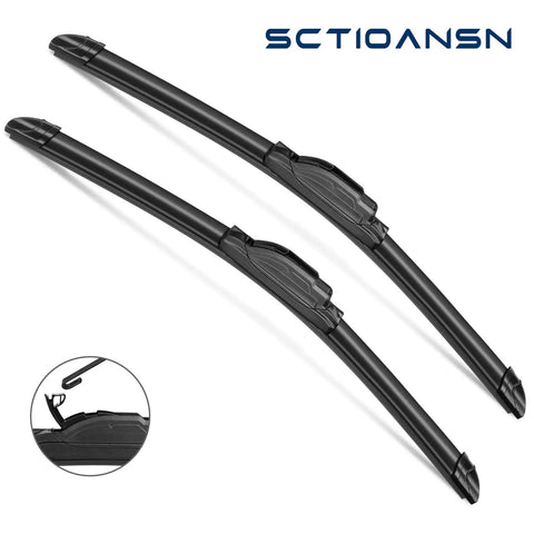 Kia Wiper Blades 3 Pack OEM Quality Front And Rear Replacement Blades Fits Soul 2010 To 2019 Sorento 2011 To 2015 shown