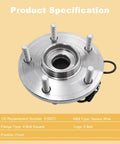 Beefed Up Pair Front Wheel Bearing And Hub Assembly 513273 Direct Replacement For 2008 To 2016 Town And Country 2008 To 2020 Grand Caravan
