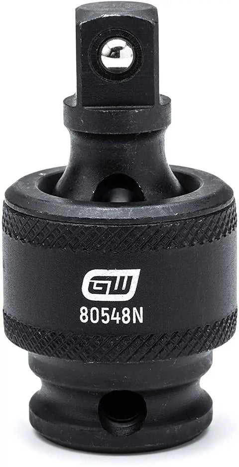 Black 44 Piece 3/8 Inch Drive 6 Point Socket Set With Standard And Deep Impact Sockets In SAE And Metric Sizes