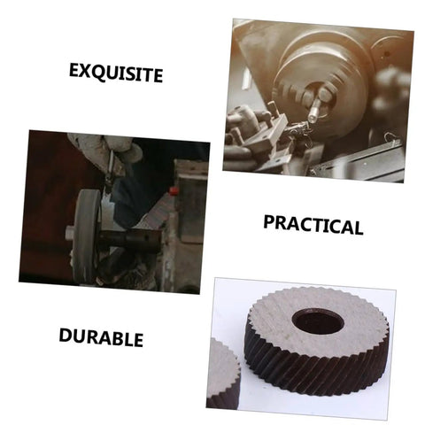4Pcs Beefy High Strength Diagonal Replacement Knurling Wheel Set For Surface Texturing Coarse Knurling Tools Durable Steel Construction