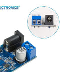Plug And Play Dual USB 5V Buck Converter From 9V To 36V Input With Stable 5V Output Up To 6A, 18W To 30W, circuit board close-up