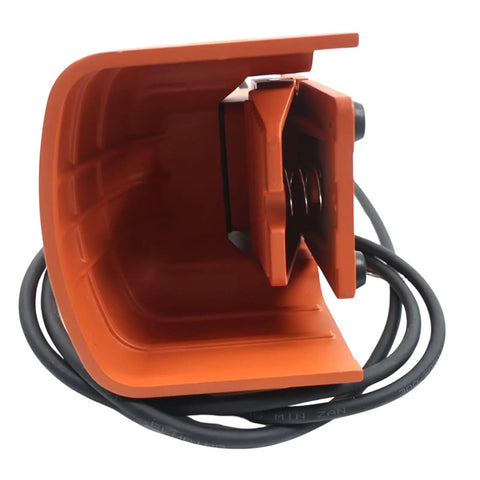 Pro Grade Foot Switch Pedal Replacement For Jlg Boom Lifts 1350Sjp 1200Sjp 450aj Oem 1001117174 0272971 top view of durable orange control pedal with cable