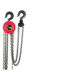 Heavy Duty 2T Manual Chain Hoist With 3 Meter Lifting Rope For Industrial Steel Lifting Jobs Portable round crane with hooks.
