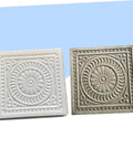 Concrete Stepping Stone Paver Mold 37x37x6.5 Cm Reusable Cement Mold for Patio Garden Lawn Pathway Diy Walkway Maker