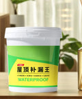 Heavy Hitter Polyurethane Waterproof Coating For Garage And Patio Surfaces in a round container with waterproof label.