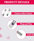 Product details showing 2 Pack Hot Rod Ignitor For Pit Boss And Camp Chef Wood Pellet Grills Heating Element Kit With 2 Fuses