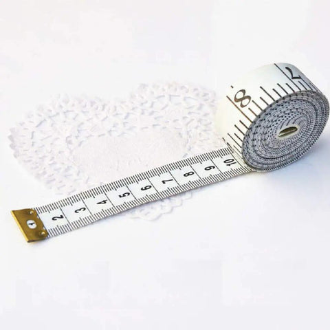 Soft Tape Measure With Dual Scale 60 Inch Vinyl Ruler for Sewing Tailor and Body Measurements, 0 to 60 inches extended
