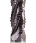Roughing end mill, M42 cobalt TiAlN coated, 3/4 in dia x 3/4 in shank, 1-5/8 in flute length