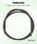 Flexible Drive Shaft For Outdoor Power Tools Compatible With FS36 FS38 FS40 FS40C FS44, 48.5 inch black coil shaft