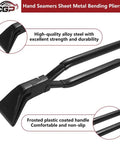 Three Piece Handy Hand Seamer Set With Non Slip Grip For Sheet Metal Edge Bending And Sealing 60 mm Wide Pliers