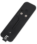 Black Video Doorbell Back Plate Replacement Part With Hooks, Easy Install Back Plate Kit, Lightweight Durable Plastic Mount
