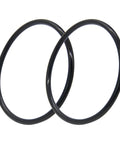 Two Pack O Ring Replacement Set For Pentair Rainbow Chlorinator Fits R172009 And O283 Compatible With Models 300 302 19 29 29X 320 And 322 Durable Rubber Compound Gasket, black rubber O-rings
