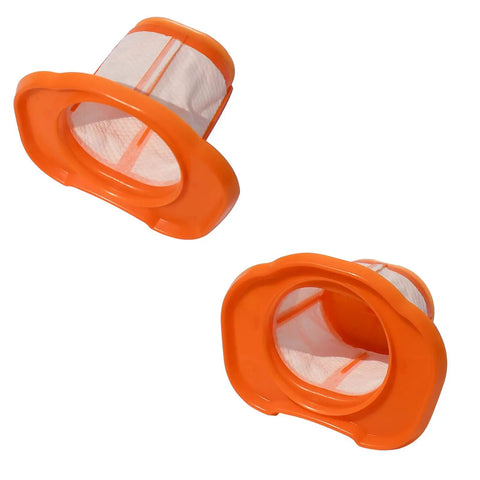 Replacement Vacuum Filter Kit For HHVK Series Six Pack Fits HHVKF10 HHVK515BPF07 filters with orange frame, two angles