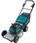 Pro Grade 21 Inch Cordless Self Propelled Lawn Mower with aluminum deck and battery kit for efficient yard maintenance.