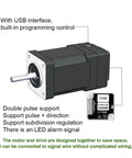 Nema17 Closed Loop Stepper Motor With Encoder, 42mm Size, 5mm Shaft, USB Interface, DIY CNC and 3D Printing Projects