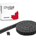 60-2 Roller Chain Double Strand Ten Feet With Connecting Master Link, Three Quarter Inch Pitch ANSI Standard Duplex Drive Chain