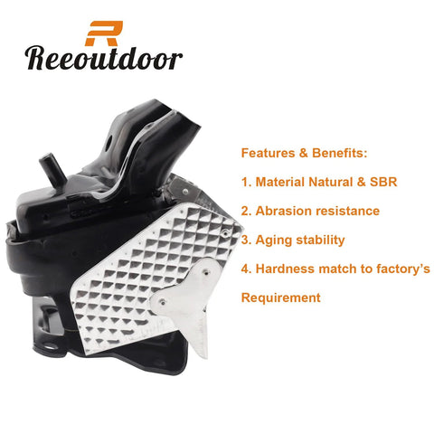 Beefed Up Engine Mount With Heat Shield For 2007 2013 Chevy Tahoe Suburban Avalanche Silverado Sierra Yukon Escalade 5.3L 6.0L 6.2L Built To Last With Rugged Rubber Vibration Absorption 1 Piece A5365HY front view