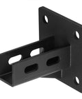 Six Piece Black Floor Mount Base Set For 2020 T Slot Aluminum Profiles Floor Flange Anchor Bracket Fits 20x20mm T Slot Profiles