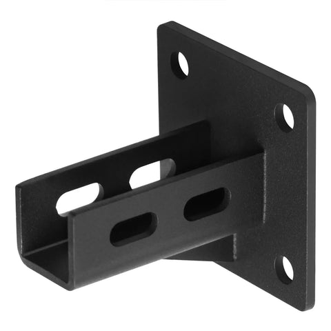 Six Piece Black Floor Mount Base Set For 2020 T Slot Aluminum Profiles Floor Flange Anchor Bracket Fits 20x20mm T Slot Profiles