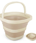 5L Collapsible Bucket With Durable Handle For Car Washes And Window Cleaning Grab And Go Water Pot For Pets And Outdoor Tasks Foldable Plastic Tub For Camping Beach Trips Gardening Or Fishing