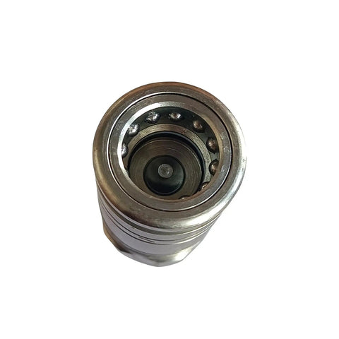 Close-up of a Hydraulic Quick Coupler For John Deere Tractor Fits 5B Series JD 5038D OEM Replacement Quick Connect Heavy Duty Direct Fit