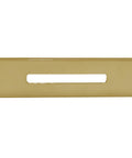 Knockout Polished Brass Tip Toe Bathtub Drain Stopper Kit Features Linear Overflow Faceplate 20 Pack shiny brass faceplate with rectangular slot