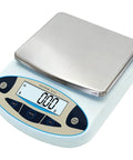 Pro Grade 5000g Digital Analytical Scale With 0.01g Precision And Backlit LCD Display Auto Calibration For Lab Jewelry Kitchen And Research Use Rock Solid Accuracy For Exact Measurements, showing stainless steel platform and digital screen.