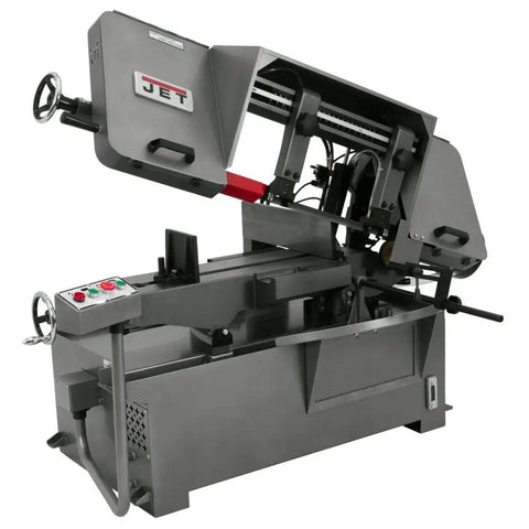 10x16 Horizontal Mitering Bandsaw With 0 To 45 Degree Mitering Swing Away Control Panel Variable Speed Drive Heavy Duty Workhorse Gear Transmission With Oil Bath Downfeed System 1.5 HP 115 230V 1 Phase