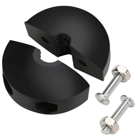 Ball Stopper For Three Eighths Inch ID Air Hose Reel, Adjustable Hose Bumper with screws, black plastic material, 14mm hole