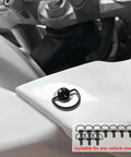 No Sweat 1/4 Turn Quick Release Fasteners With Universal D Ring Clips For Car Panel Trim And Bike Fairings That Actually Hold Firm Includes Ten Heavy Duty Iron Pieces Built Like A Tank on a motorcycle panel.