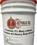3 Percent Moly Lithium Complex Heavy Duty Grease 35lb Pail Built Tough For Fifth Wheels Pins And Bushings EP2 High Temp
