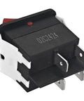 Beefy Heavy Duty Rocker On Off Switch 4 Pin IP55 125/250V 20A 2HP for welding machines with durable design, side view