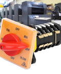 Workhorse Eight Position Rotary Cam Switch For Milling Machines, Universal Changeover Selector With Panel Mount, 25A 500V